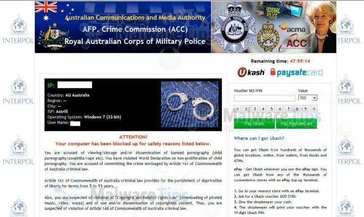 Мошенничество с Ukash комиссии AFP Crime
