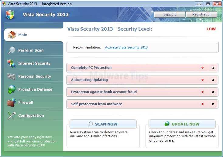 [Изображение: вирус Vista Total Security 2013]