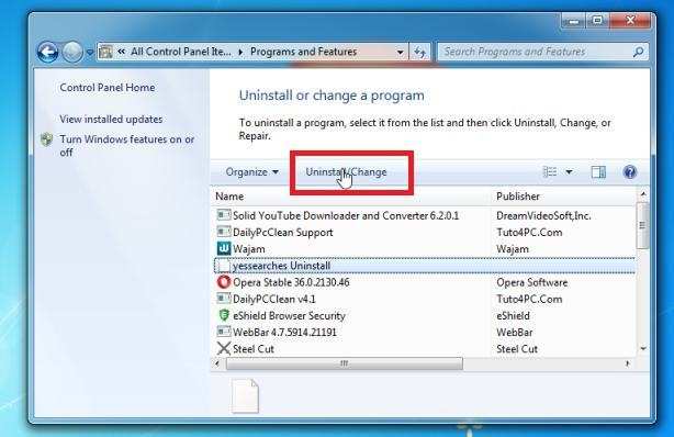 Удалите вредоносные программы из Windows 7