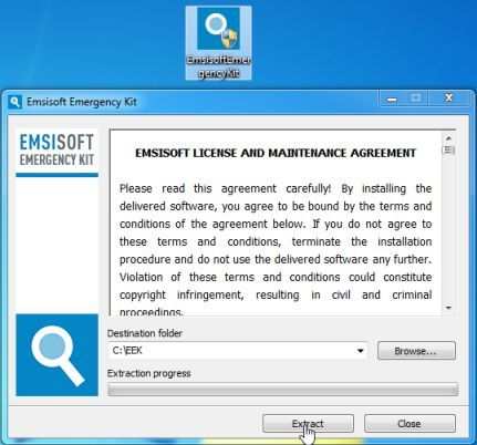 Программа Emsisoft Emergency Kit