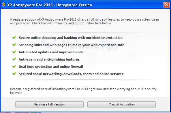 Код активации Vista Antivirus Pro 2013