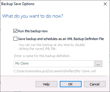 Запустить перенос Windows 10 на SSD
