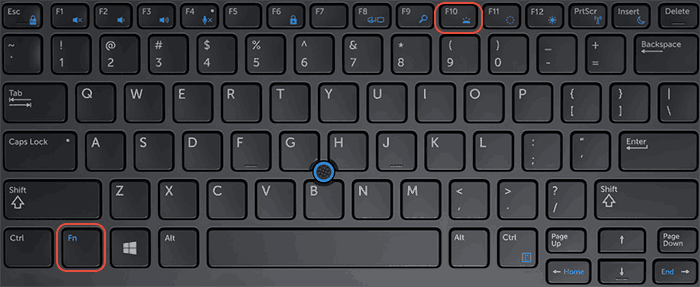 Включение подсветки на клавиатуре Dell