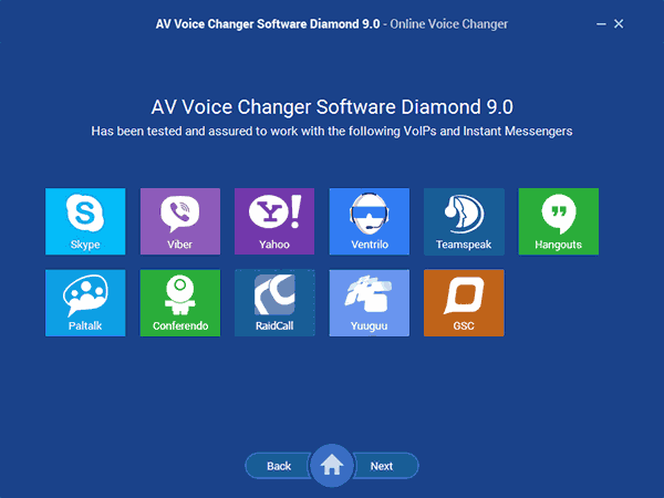 Изменение голоса онлайн в AV Voice Changer